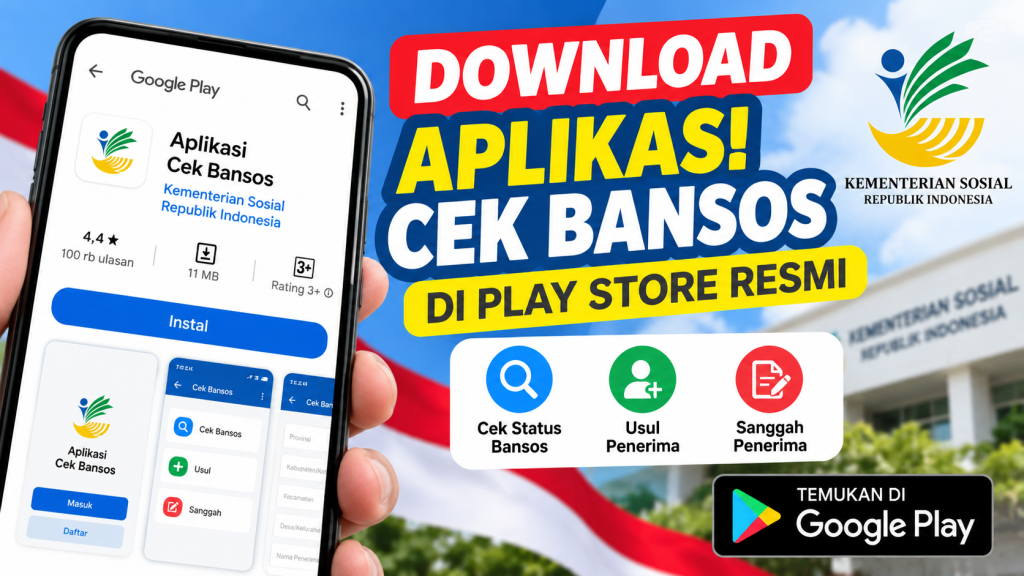 download aplikasi cek bansos di Play Store resm