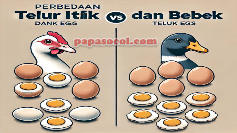Perbedaan Telur Itik dan Bebek Perbedaan Telur Itik dan Bebek